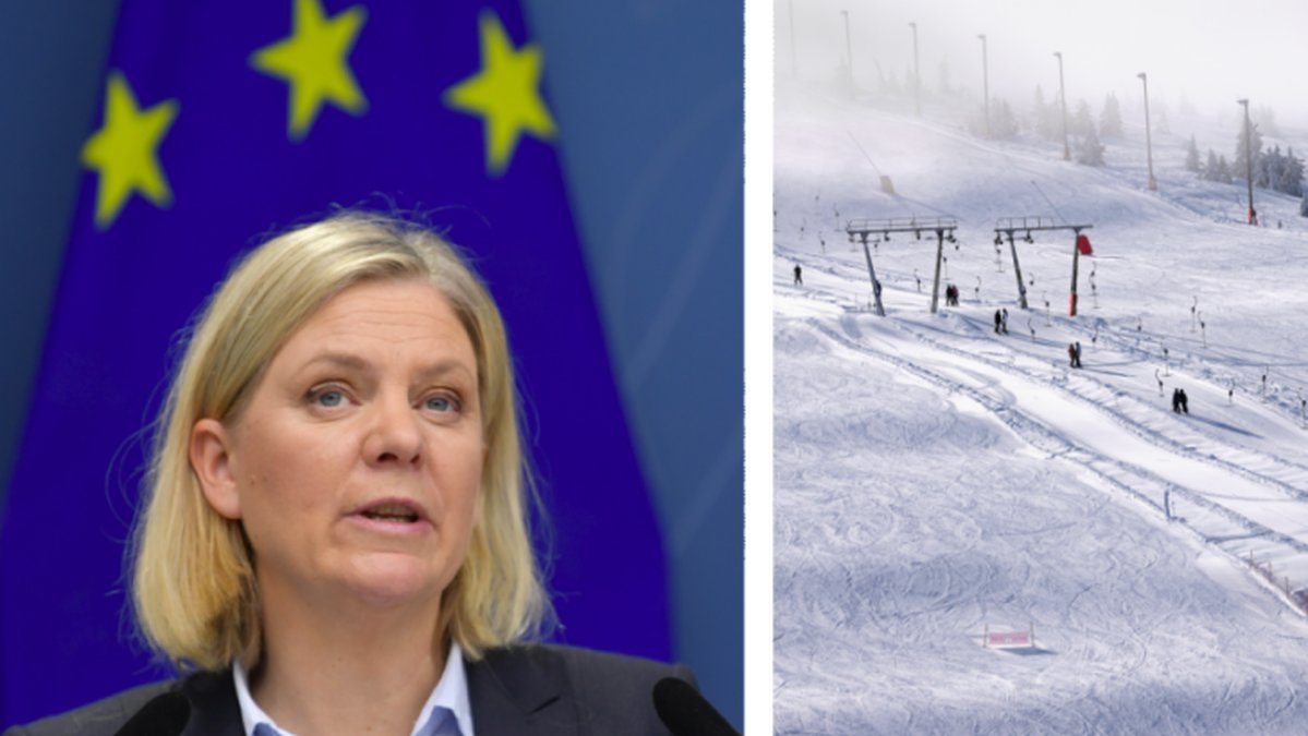 Aftonbladet avslöjar att finansministern befann sig i Sälen, dagar innan julafton.